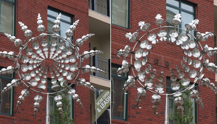sculpture that changes with the wind