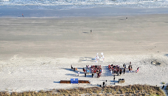 wedding on the beach
