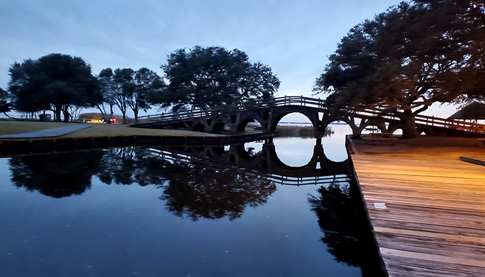 walkway over the water