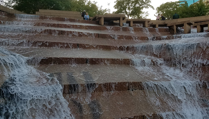 water garden in Ft. Worth
