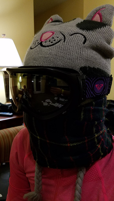 ready to ski